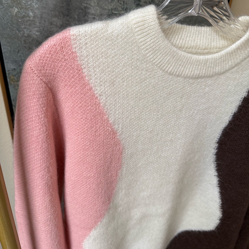 Golf Wang Men’s/ladies sweater cream, pink & brown Size xs
